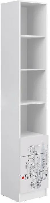 Вега NEW Girl Пенал (Белый / Белый глянец)