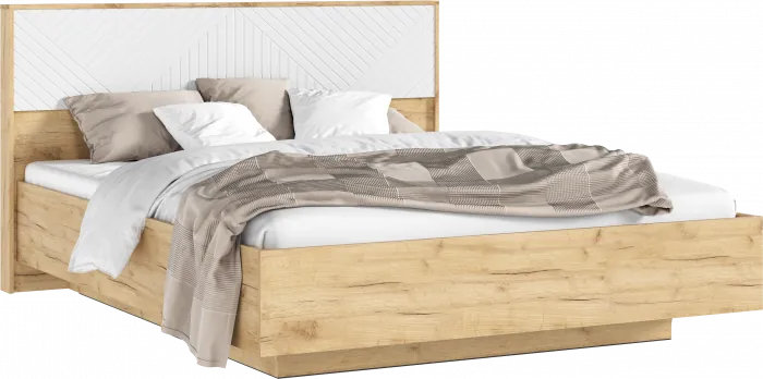 Спальня Флэш, браш вайт/дуб крафт