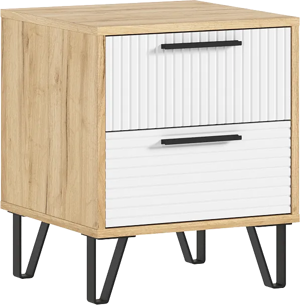 Спальня Флэш, браш вайт/дуб крафт