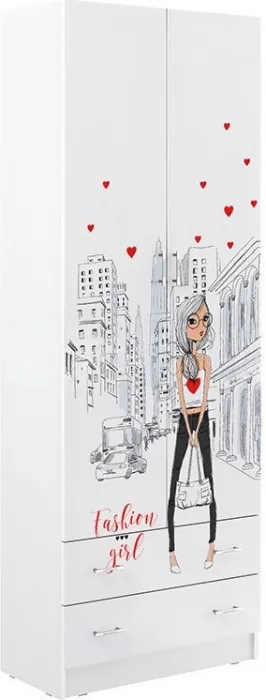 Вега NEW Girl Шкаф двухстворчатый, склад