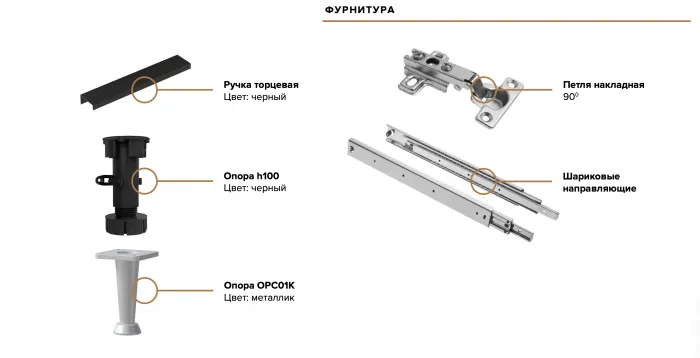 Кухня Виктория 2,0м Пластер блэк/графит