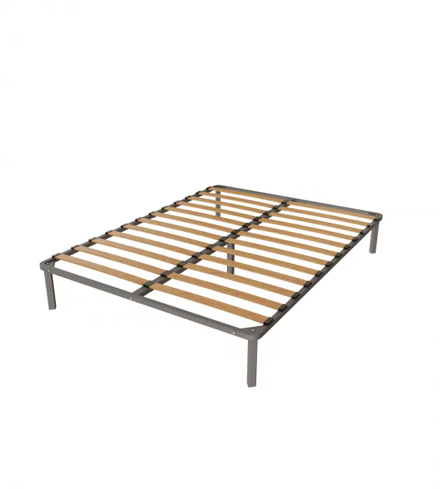 Рио Кровать интерьерная 900 светло-голубой квадрат, ортопед