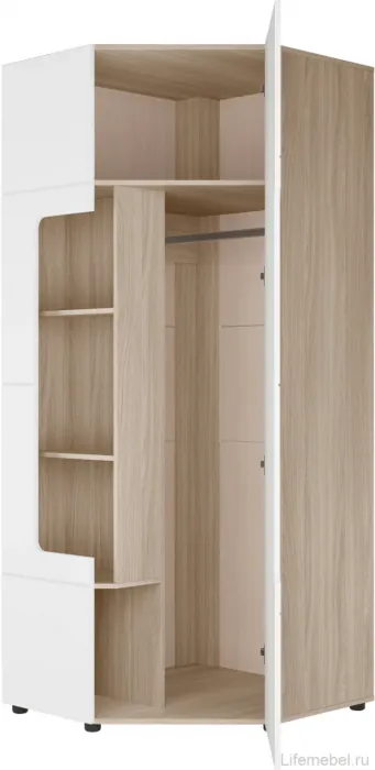 Палермо-3 ШК-014 Шкаф угловой 45 град с открытыми полками