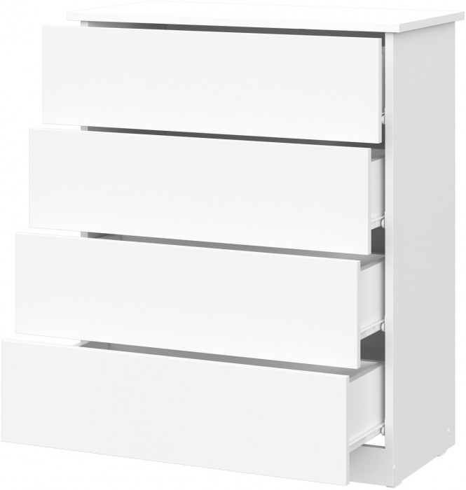 Комод КМ 1 (Серия 2) Белый текстурный