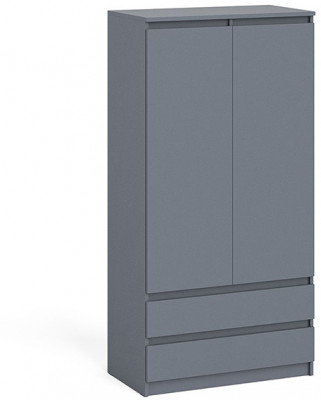 Мори Шкаф МШ900.1, цвет графит, ШхГхВ 90,4х50,4х179,6 см.