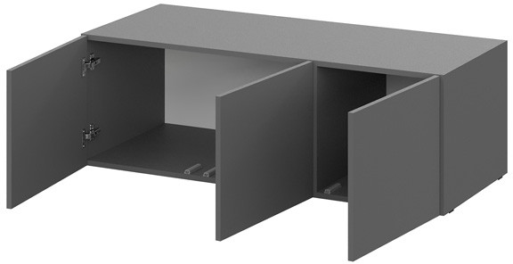 антресоль Берген А-1200 серый графит/серый графит