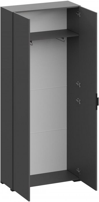 Модульная Прихожая Ома, набор №6, Графит/Дуб Тортуга, Simple 27