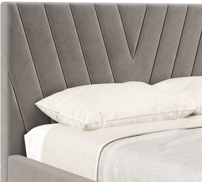 Кровать с подъёмным механизмом 1600 Палермо, пепел 112