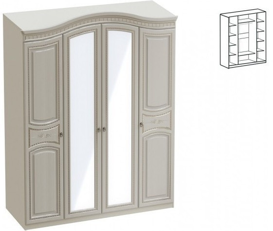 Николь Шкаф 4-дверный