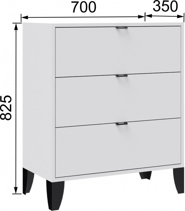 Гира Комод ГК-1 белый