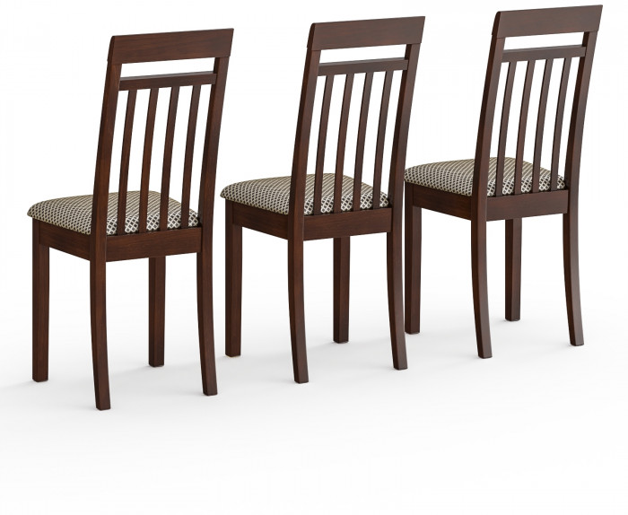 Три стула Мебель--24 Гольф-11 разборных, орех