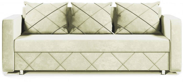 Раскладной диван-кровать, прямой, еврокнижка, цвет бежевый, Стелла 145х190