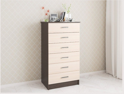 Комод Катрин-4 венге/дуб молочный