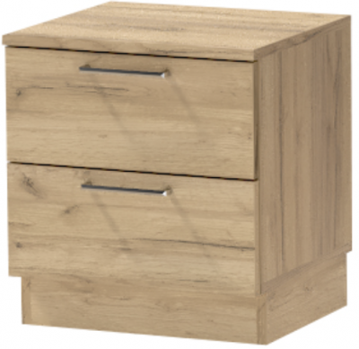 Тумба-6 прикроватная напольная "Иннэс-7", Дуб крафт золотой