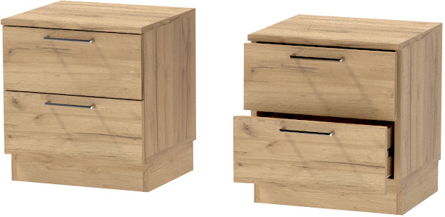 Тумба-6 прикроватная напольная "Иннэс-7", Дуб крафт золотой