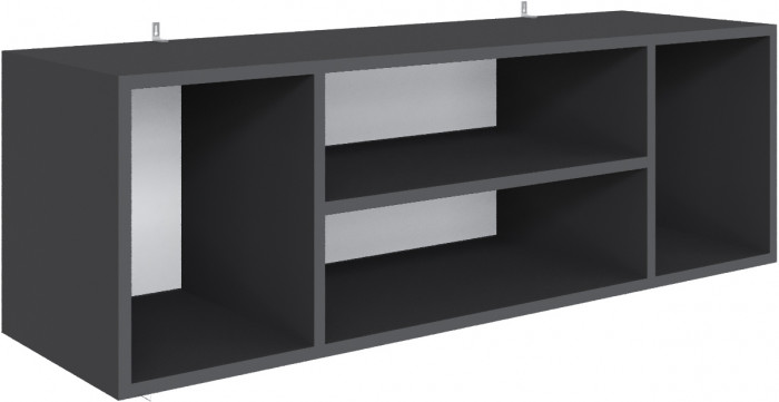 Полка навесная Мадрид ПН-3 (1,1) графит серый