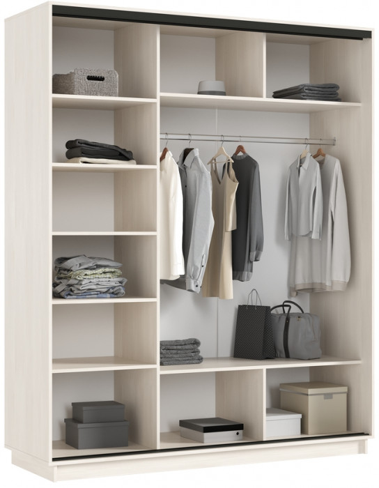 Шкаф-купе 1800 Тринити NEW, Сандал светлый