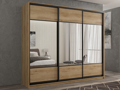 Шкаф-купе Кааппи 6 Эвок Прибрежный 240х60х230 см