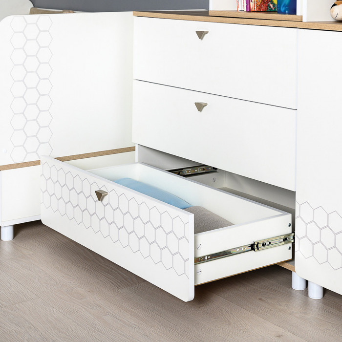 Эйп Детская № 3, белый/дуб белый