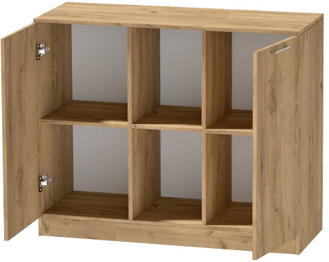 Комод №4 "Иннэс-7", Дуб крафт золотой