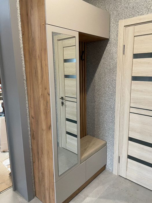 Руэлла Центральная секция дуб крафт золотой/кашемир