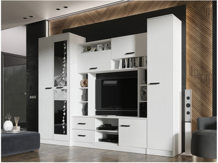 Гостиная Марта-11, Ясень шимо темный/светлый