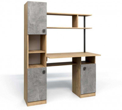 Стол компьютерный СК-7 дуб крафт/ателье