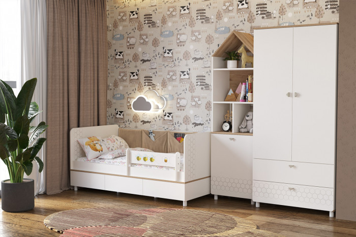 Эйп Детская № 5, белый/дуб белый