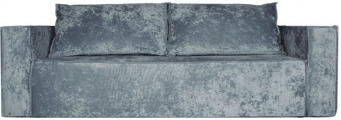 Диван-кровать Лофт Люкс Плюш, еврокнижка, пружинный блок,140х195, серый