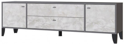 Тумба ТВ Парус-10 графит/мальта