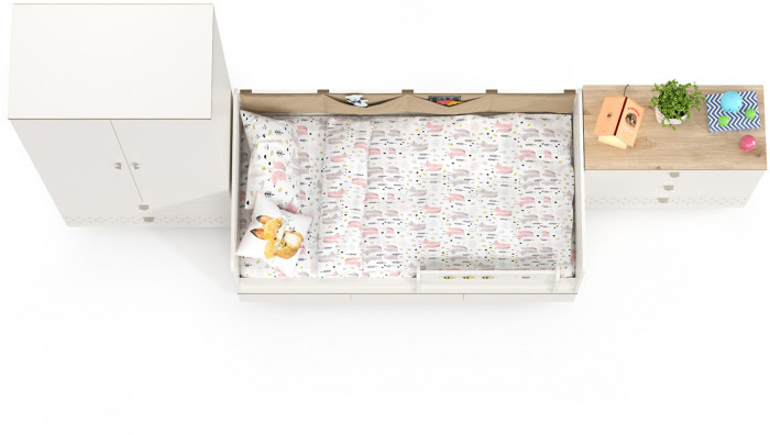 Эйп Детская № 6, белый/дуб белый