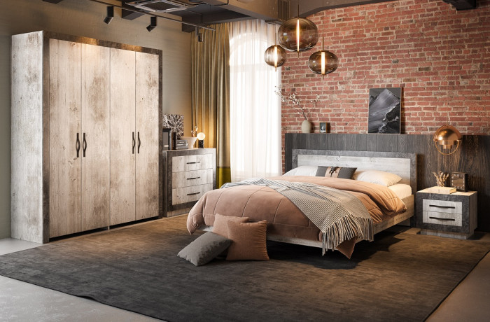 Шкаф четырехдверный 