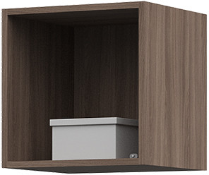 Антресоль 400 Машенька (400х400х380) Фасад ШИМО СВЕТЛ/Корпус ШИМО ТЕМН