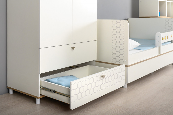 Эйп Детская № 7, белый/дуб белый