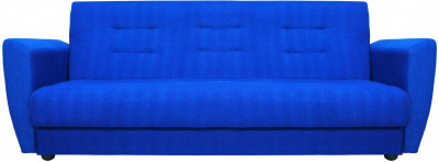 Диван-книжка Лира, 120х190, велюр синий