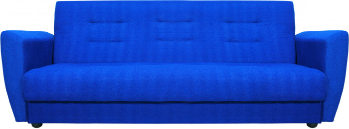 Раскладной диван-кровать, прямой, книжка, цвет синий, Лира 120х190