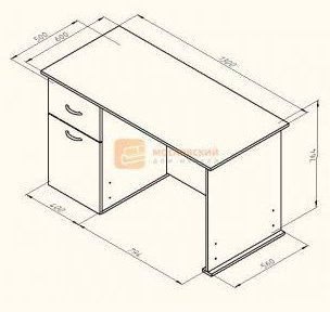 Кровать-чердак Дюймовочка-5.2, Венге