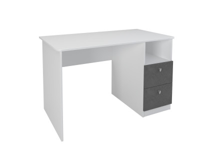 Стол письменный Белый/Железный Камень