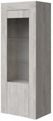 Шкаф-витрина 1 дверь "Лондон" - Ледяное дерево