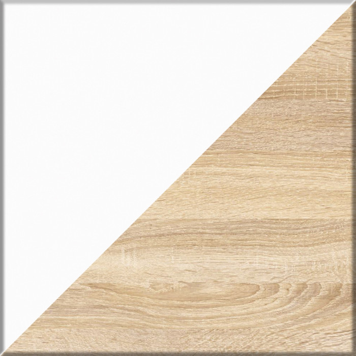 Мори Стол компьютерный МС-2 + Тумба МА900.1, цвет дуб сонома/белый, ШхГхВ 225,8х50,4х76,6 см., универсальная сборка