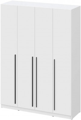 шкаф распашной Берген ШК-1600 белое дерево/белое дерево