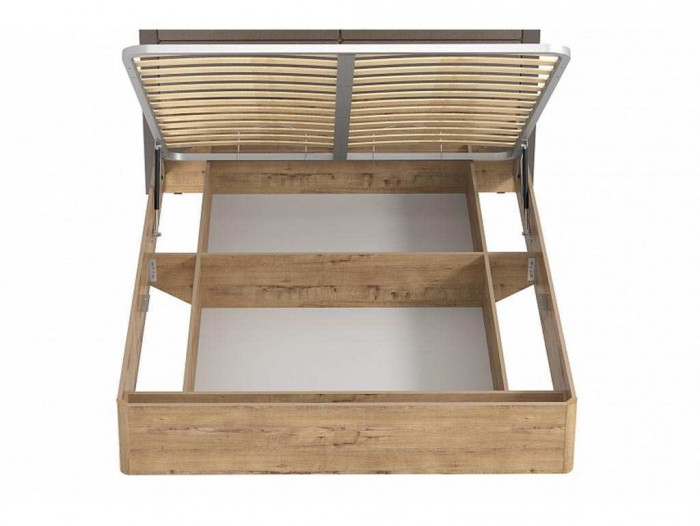 НМ 040.52-01 Кровать Livorno /дуб бунратти / софт графит