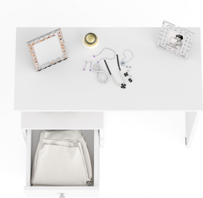 Камелия Стол косметический, белый