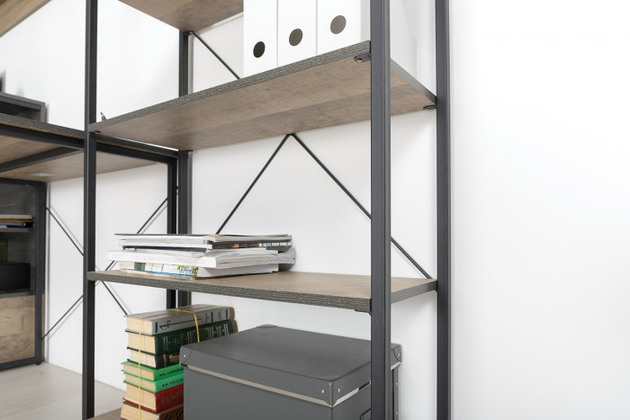 Трувор Гостиная 083, дуб гранж песочный/интра