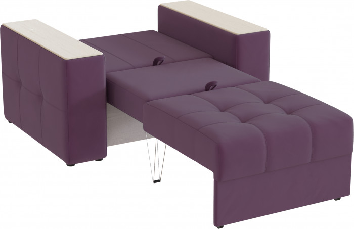 Кресло-кровать Виконт, Винный/Клен кремовый МДФ