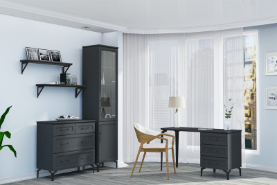 Модульный Кабинет Шарм, набор 3, Антрацит