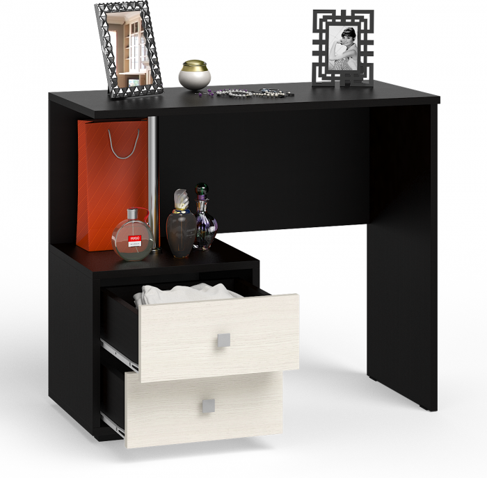 Камелия Стол косметический, венге/дуб лоредо