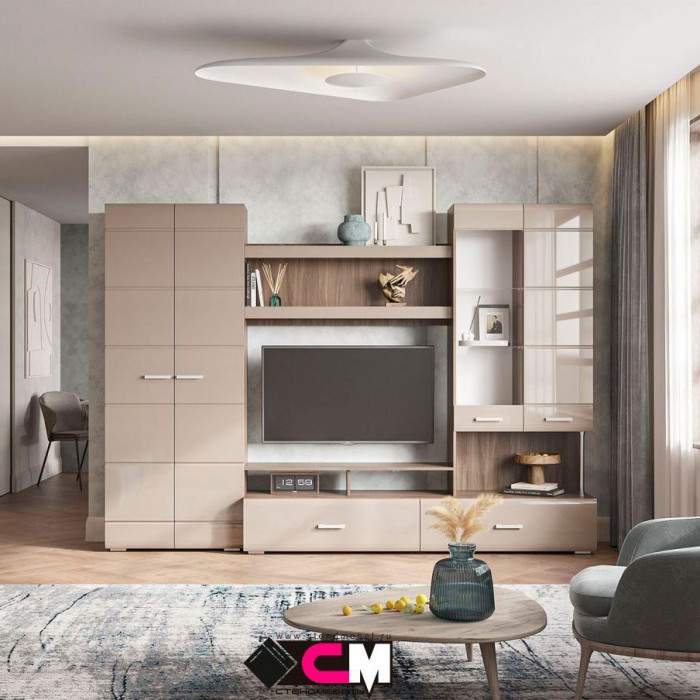 Вегас Шкаф 2-х ств 800*2000*570 шимо темн/кофе с молоком