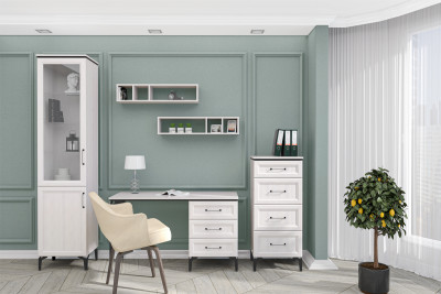 Модульный Кабинет Шарм, набор 4, Ясень Анкор Светлый