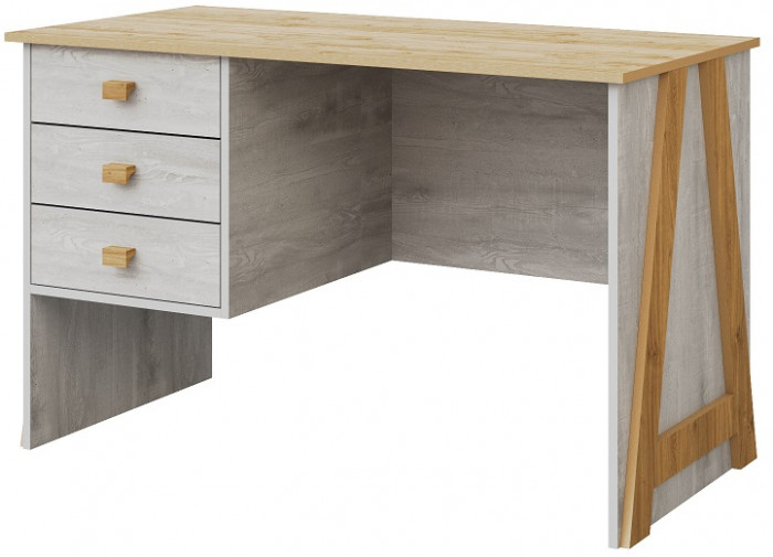 Модульный кабинет "Скандинавия" - Бетон пайн светлый/Дуб наварра